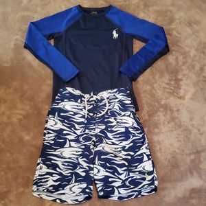 Boys Polo Ralph Lauren swim set - size 7